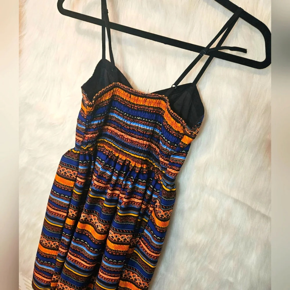 Band of Gypsies Geo Print Mini Dress (Rare) - Picture 6 of 8
